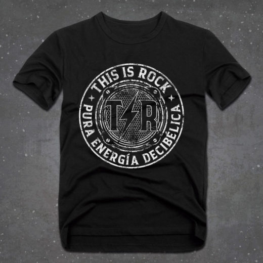 T-Shirt This Is Rock Negra 