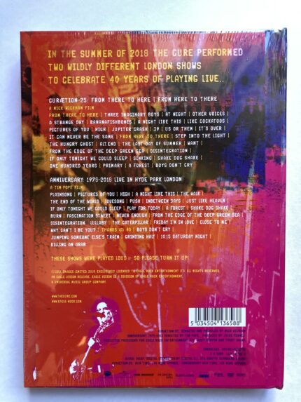 The cure – 40 live (curætion 25 + anniversary) 2 dvd 1