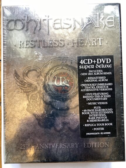 Whitesnake 'restless heart' 25th anniversary box set edición 4 cd + dvd 2
