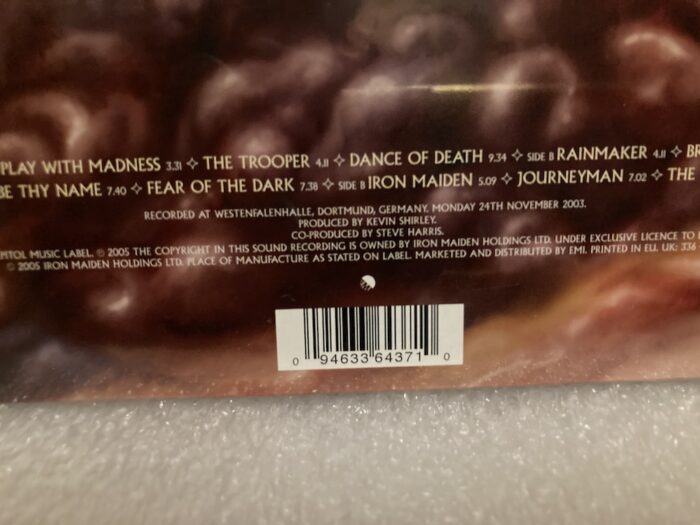Iron Maiden 'Death On The Road' 2 LP Limited Edition Picture Disc EMI 2005 Sealed Precintado