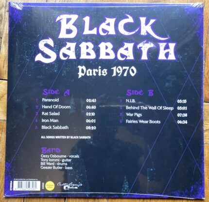 Black sabbath paris 1970