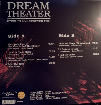 Dream theater dying to live forever 1993